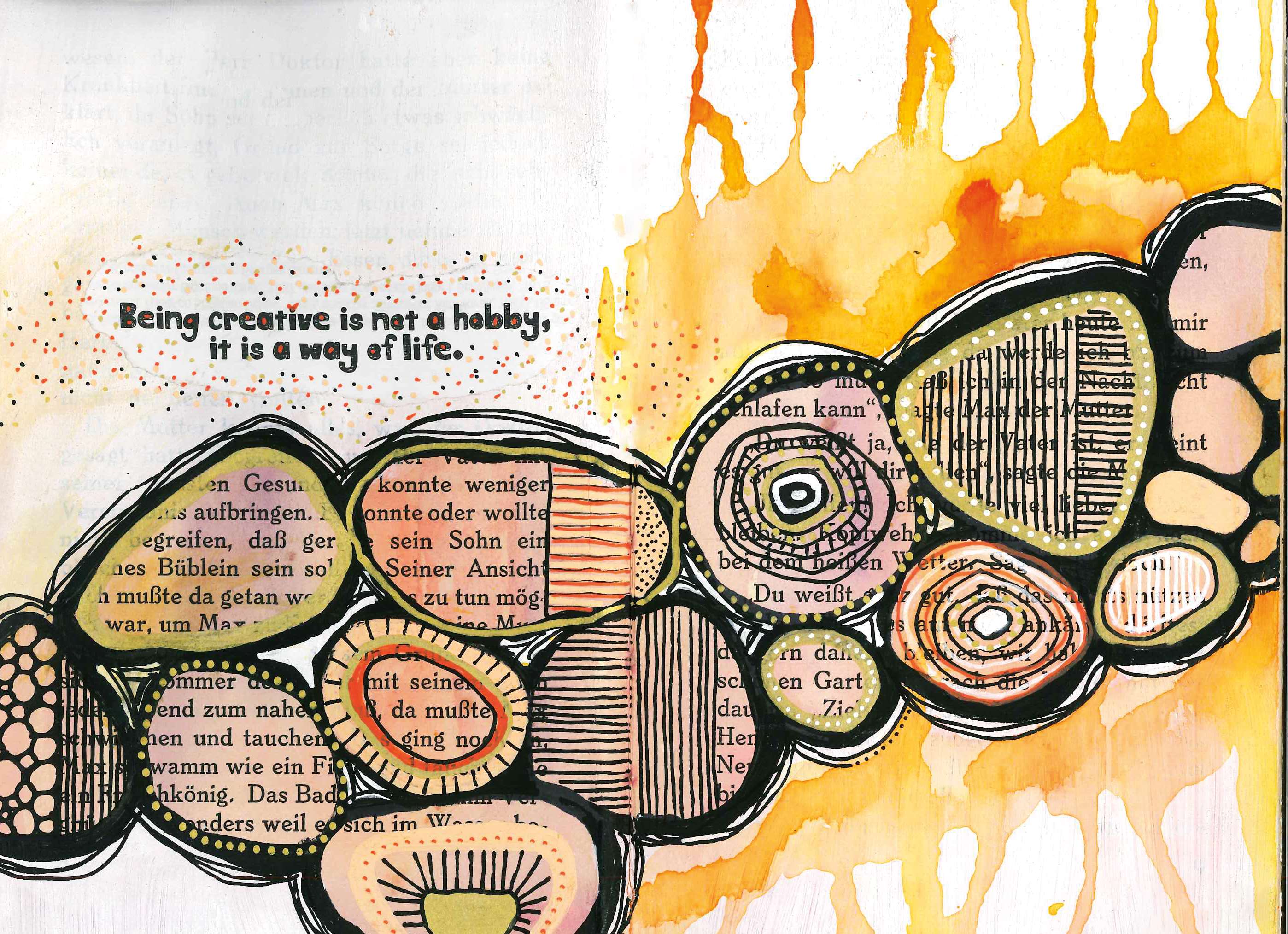 MixedMedia Arbeit von Claudia Lerch