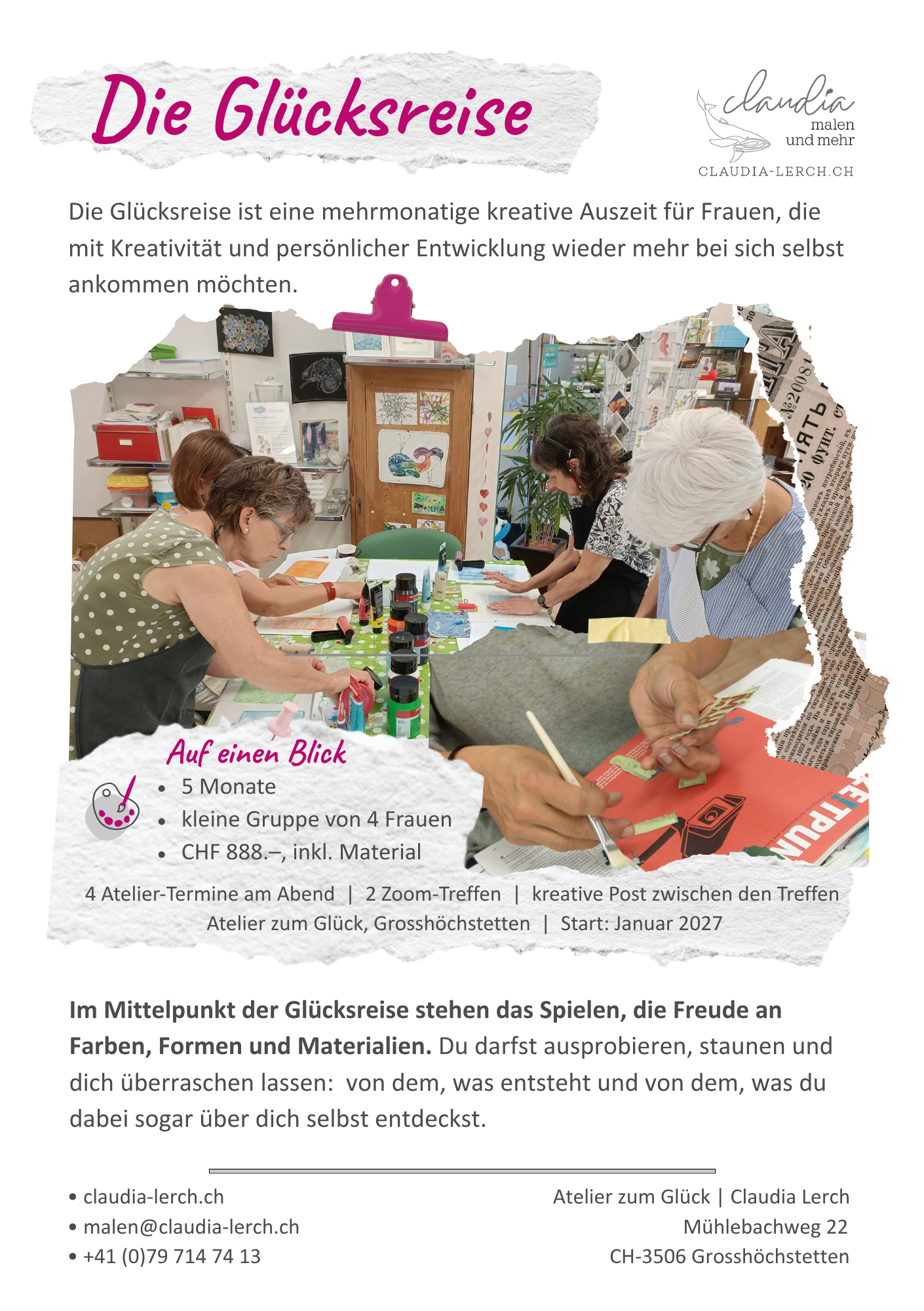 Flyer Glücksreise